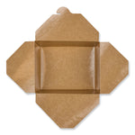 GEN Reclosable Kraft Take-Out Box, 48 oz, Paper, 300/Carton