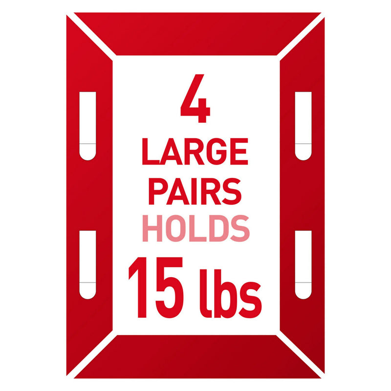 Command Large Hanging Strips, 15 lb., White, 4 Pairs/Pack (17206-ES)