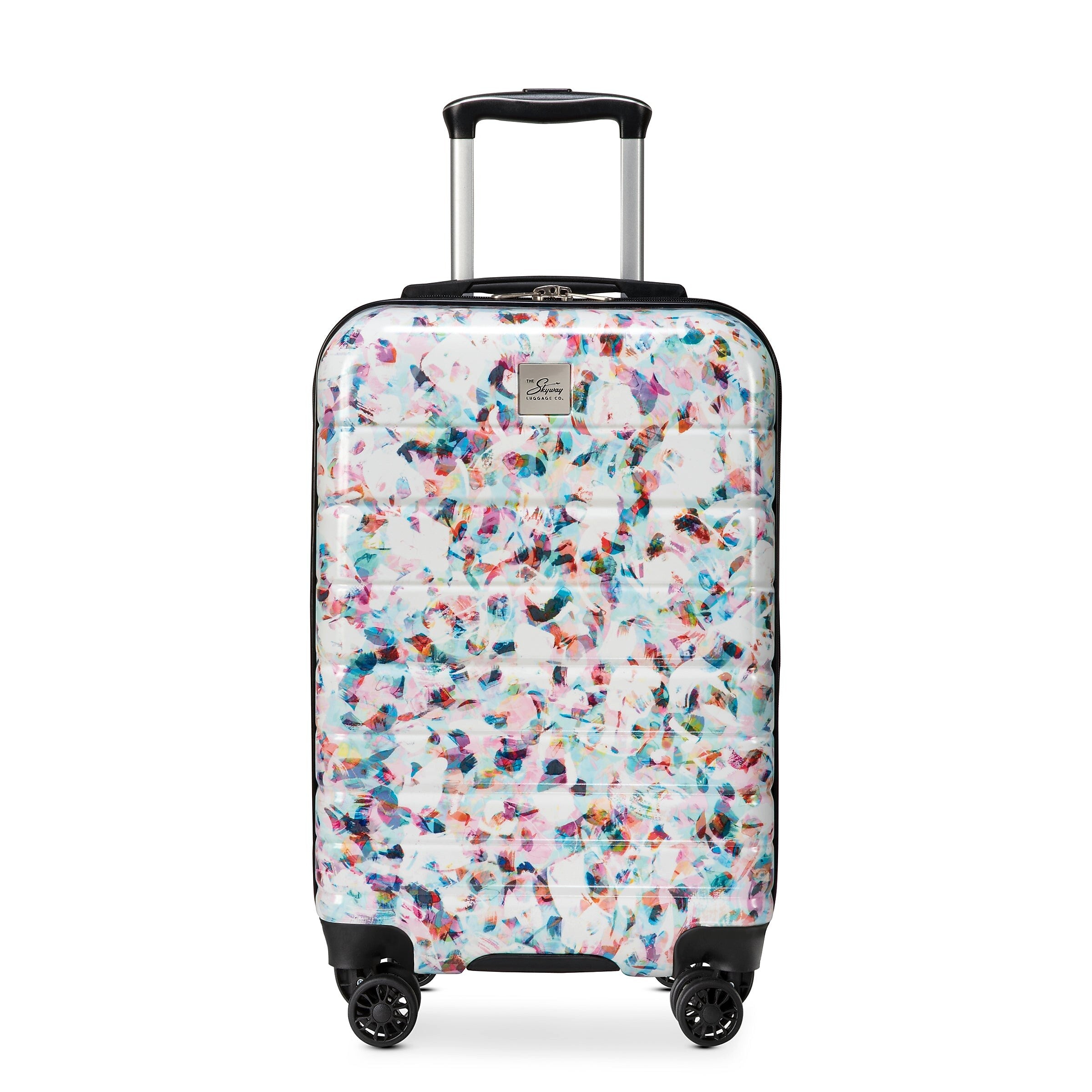 Skyway Luggage Epic 2.0 20" Hardside Carry-On Suitcase, 8-Wheeled Spinner, Confetti (780-20"103-4WB)