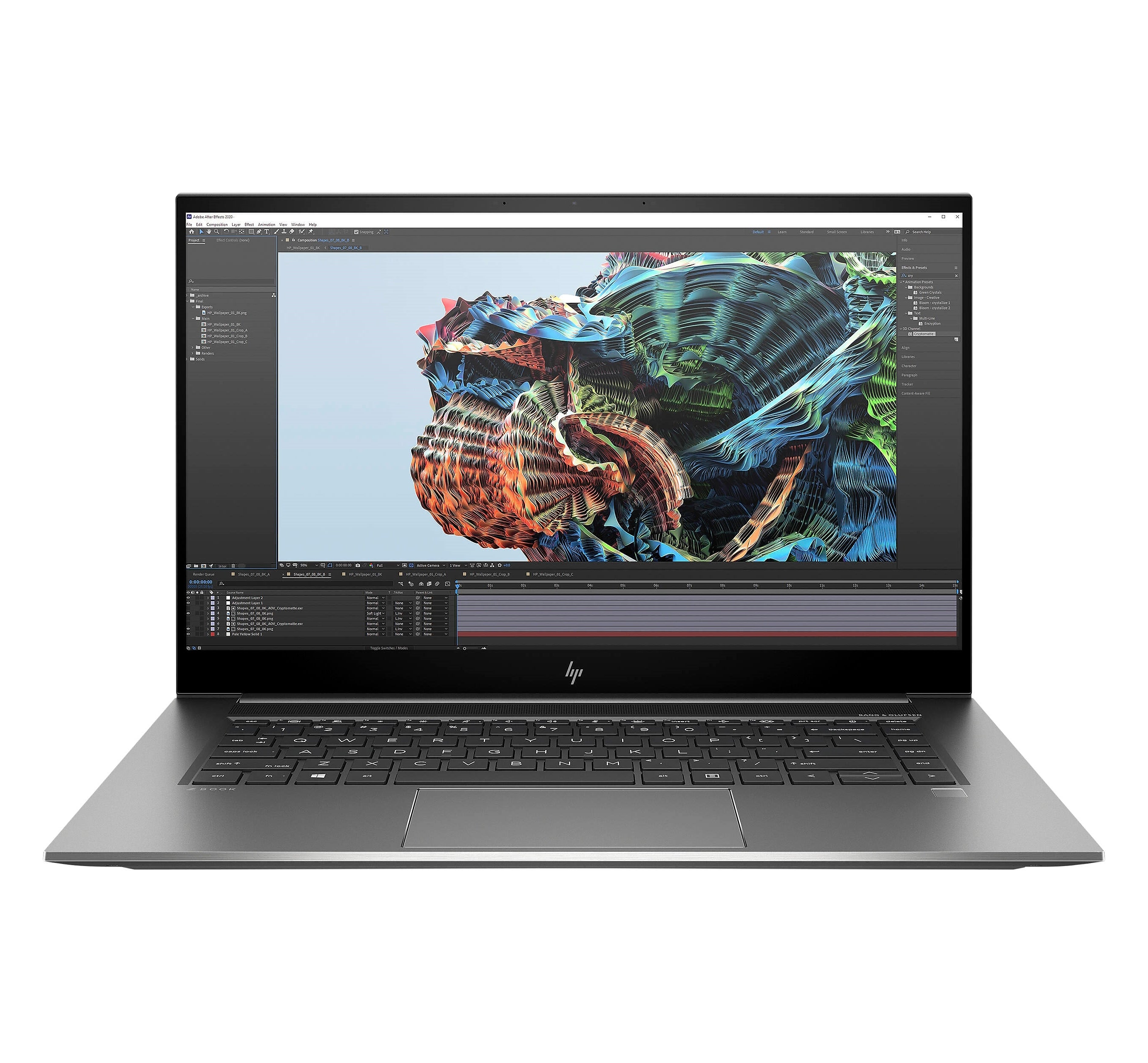 HP ZBook Studio G8 15.6" Refurbished Laptop, Intel Core i7-11850H 2.5GHz, 32GB RAM, 2TB SSD, Windows 11 Pro (J5-ZSG8A04)