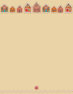 Great Papers! Holiday Stationery Letterhead Gingerbread Sugarplum, Multicolor, 50/Sheets (2024033)