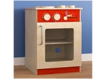 Flash Furniture Bright Beginnings Children's Kitchen Stove with Integrated Storage, Brown/Red (MK-ME03522-GG)