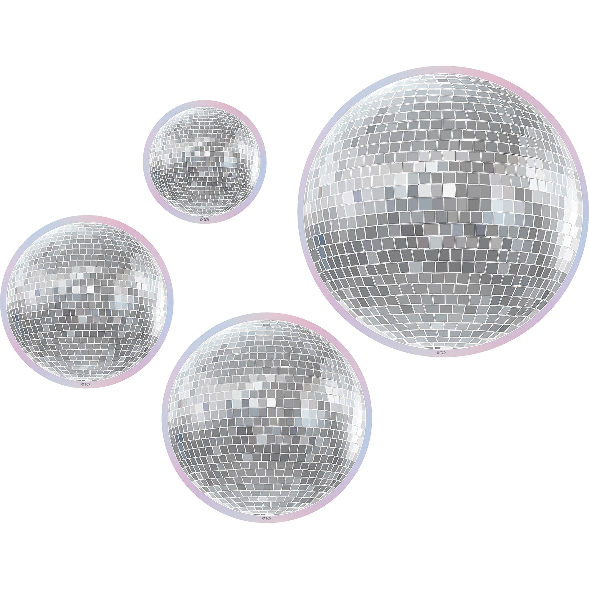 Teacher Created Resources Disco Balls Accents, 60/Pack, 3 Packs/Bundle (TCR6980-3)