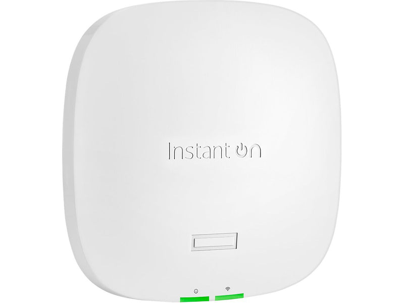 HPE Networking Instant On AP32 (US) AX 3600 Mbps PoE 2 x 2 Wi-Fi 6E Access Point, White (S1T22A)