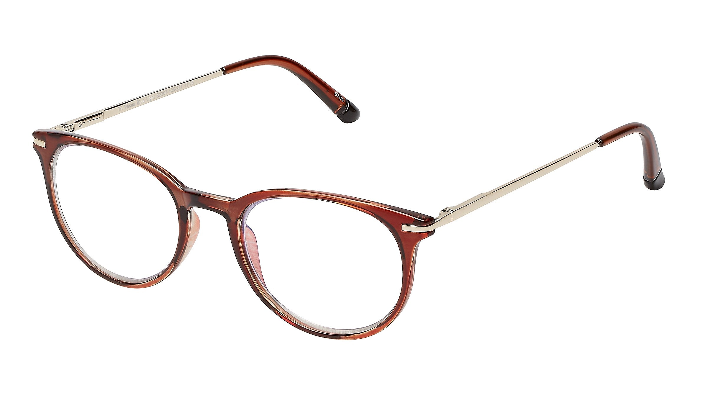 SAV Tri-focus Blue Light +1.50 Reading Glasses, Brown (E2307)
