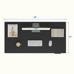 FlexiSpot E7COMMERCIAL 48''W Electric Adjustable Particle Board Standing Desk, Black/White (E7WCOM4824-B)