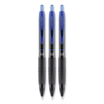 307 Gel Pen, Retractable, Medium 0.7 Mm, Blue Ink, Blue Barrel, 3/pack