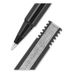 Rollerball Pen, Stick, Extra-Fine 0.5 mm, Black Ink, Black Barrel, 72/Pack