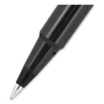 Rollerball Pen, Stick, Extra-Fine 0.5 mm, Black Ink, Black Barrel, 72/Pack