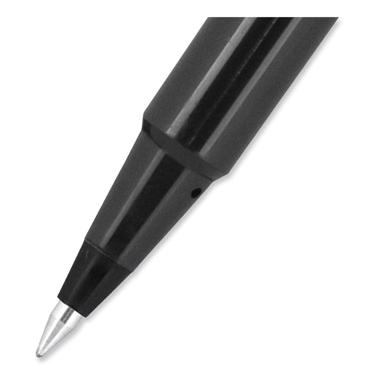 Rollerball Pen, Stick, Extra-Fine 0.5 mm, Black Ink, Black Barrel, 72/Pack
