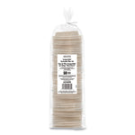 Molded Fiber Lids for Paper Cups, ProPlanet Seal, Fits 10 oz to 24 oz Hot Cups, Tan, 1,000/Carton