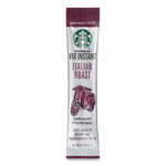 VIA Ready Brew Coffee, 0.11 oz, Italian Roast, 8 Packets/Bag, 12 Bags/Carton