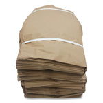 Kraft Paper Bags, Rope Handles, 10" x 6" x 13", Kraft, 250/Carton