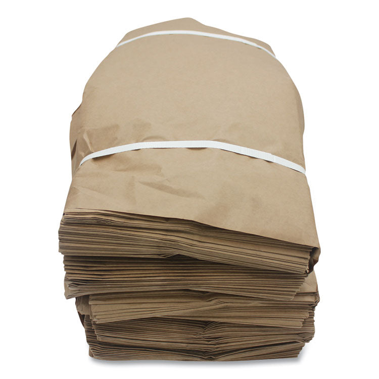 Kraft Paper Bags, Rope Handles, 10" x 6" x 13", Kraft, 250/Carton