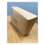 Reclosable Kraft Take-Out Box, 54 oz, Brown, Paper, 200/Carton