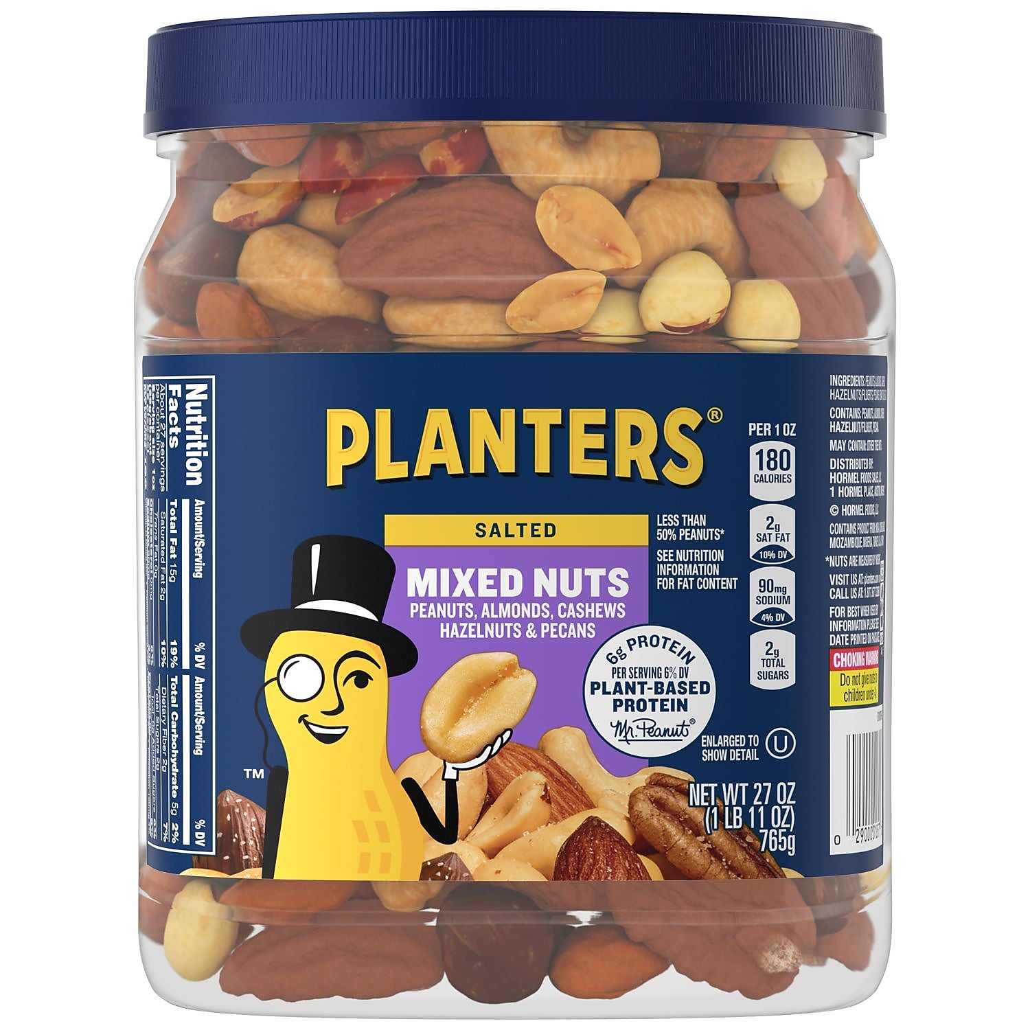 Planters Salted Mixed Nuts, 27 oz. (01857)