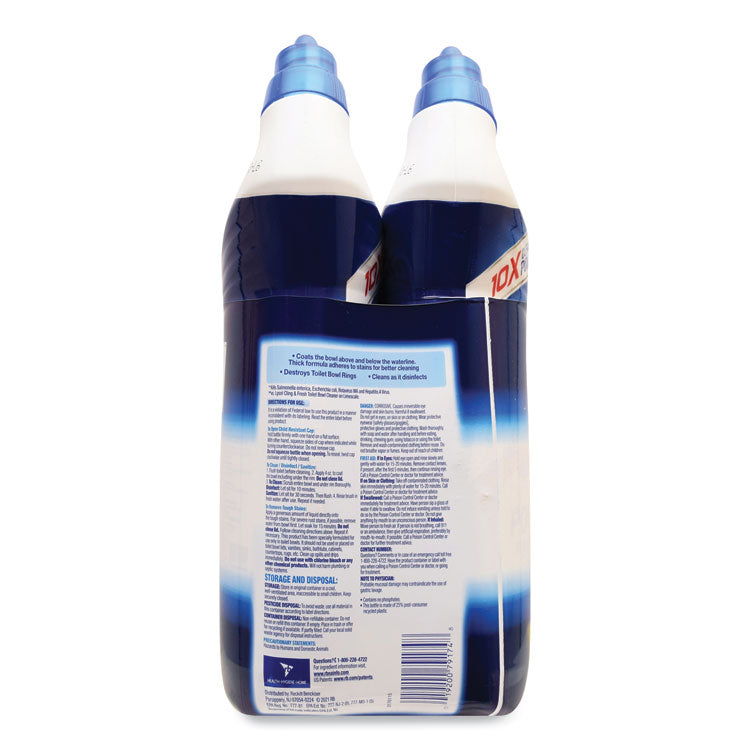 Disinfectant Toilet Bowl Cleaner, Atlantic Fresh, 24 oz Bottle, 2/Pack