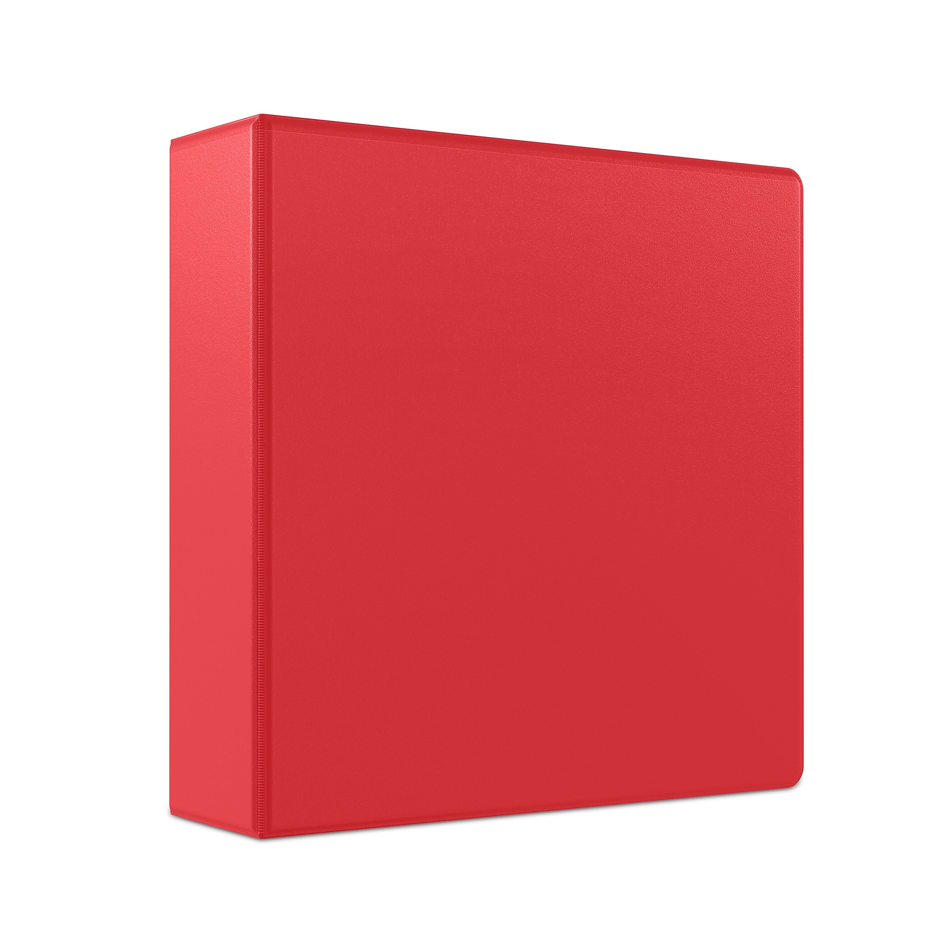 Staples 3" 3-Ring Non-View Binder, Red (ST26589-CC)