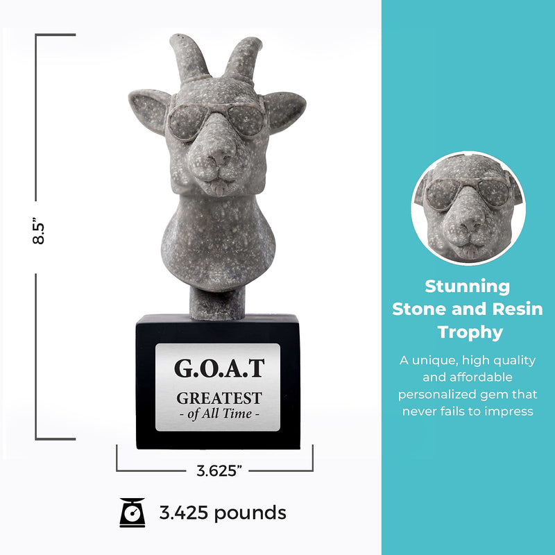 Baudville You're the G.O.A.T Trophy, Greatest of All Time (1375004S31)