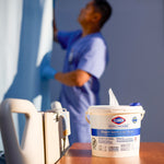 Clorox Healthcare Bleach Germicidal Wipes, 150 Wipes/Container (30577)
