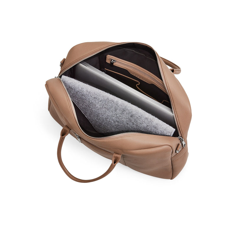 Bugatti Pure Briefcase, Laptop Compatible, Taupe (EXB2529BU-TAUPE)