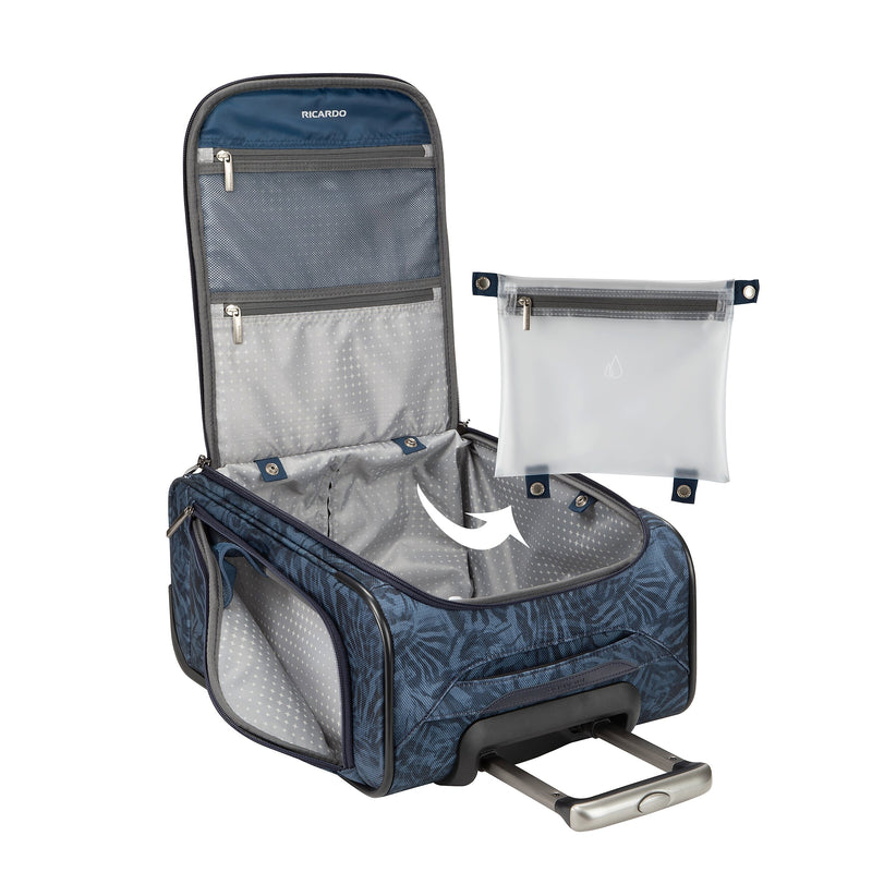 Ricardo Beverly Hills Avalon 17.25" Carry-On Suitcase, 2-Wheeled, Serengeti Night (135-16-41N-USB)
