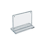 Azar Non-Specified Holder, 7" x 5.625", Horizontal, Table Top, Clear, Acrylic (104775)
