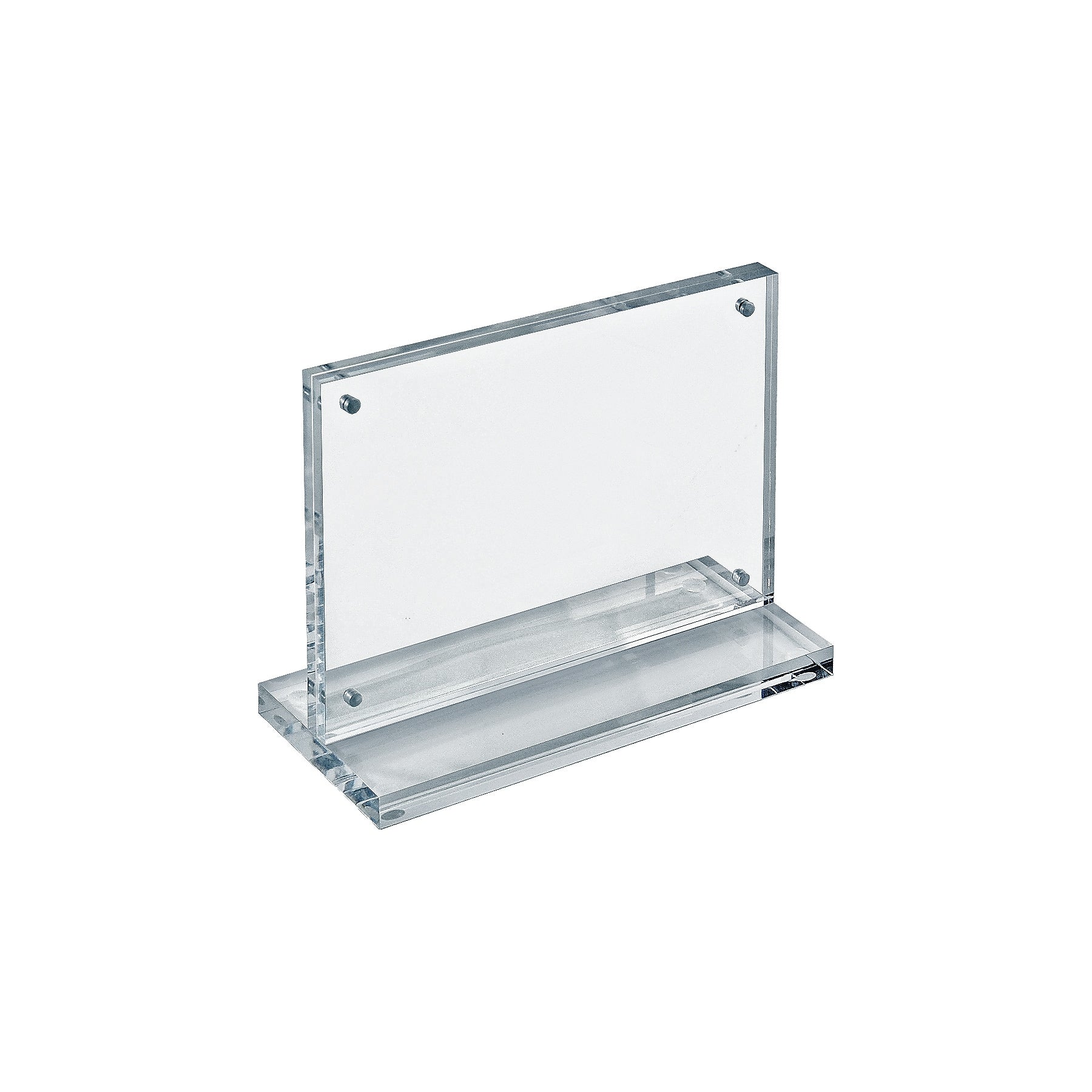 Azar Non-Specified Holder, 7" x 5.625", Horizontal, Table Top, Clear, Acrylic (104775)