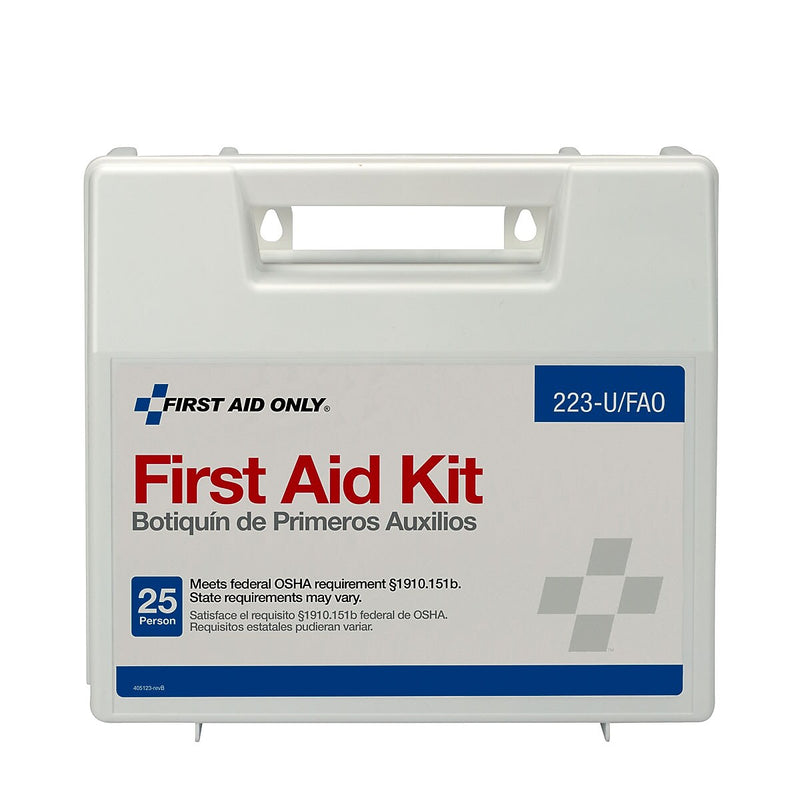 First Aid Only Office Plastic First Aid Kit, 25 People, 106 Pieces (223-U/FAO)