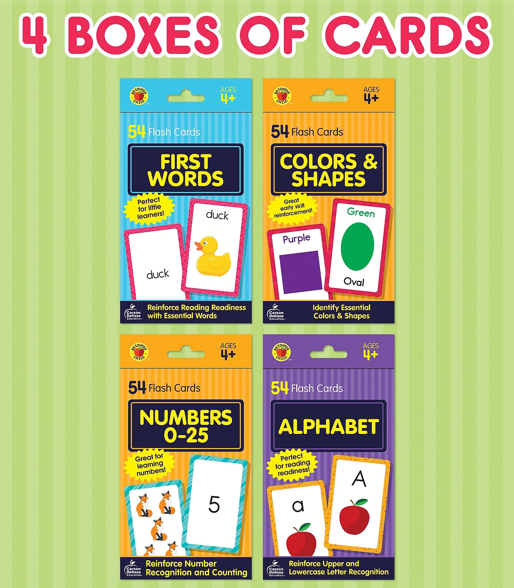 Carson-Dellosa Special Sets - Flash Cards, Multicolor (145172)