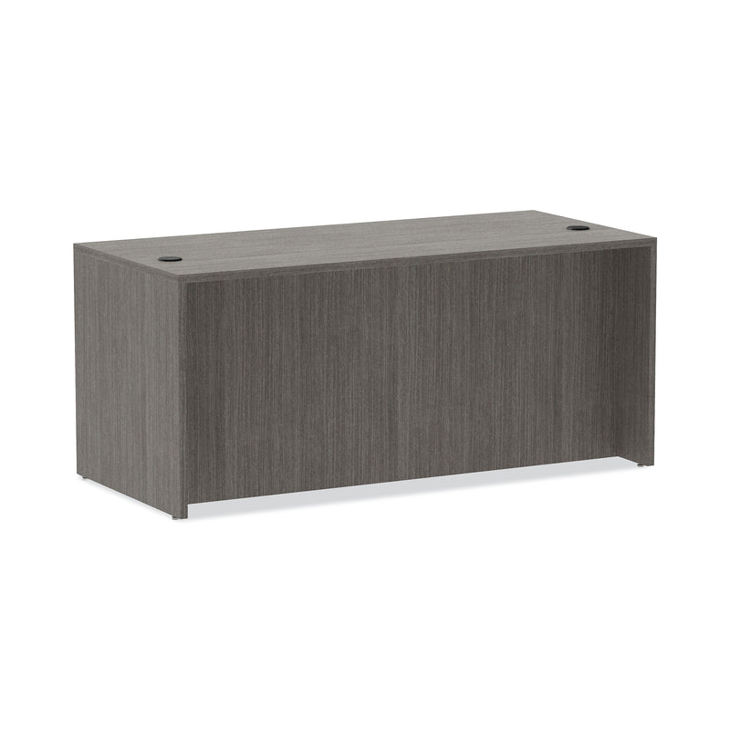Alera Alera Valencia Series Straight Front Desk Shell, 65" x 29.5" x 29.63", Gray