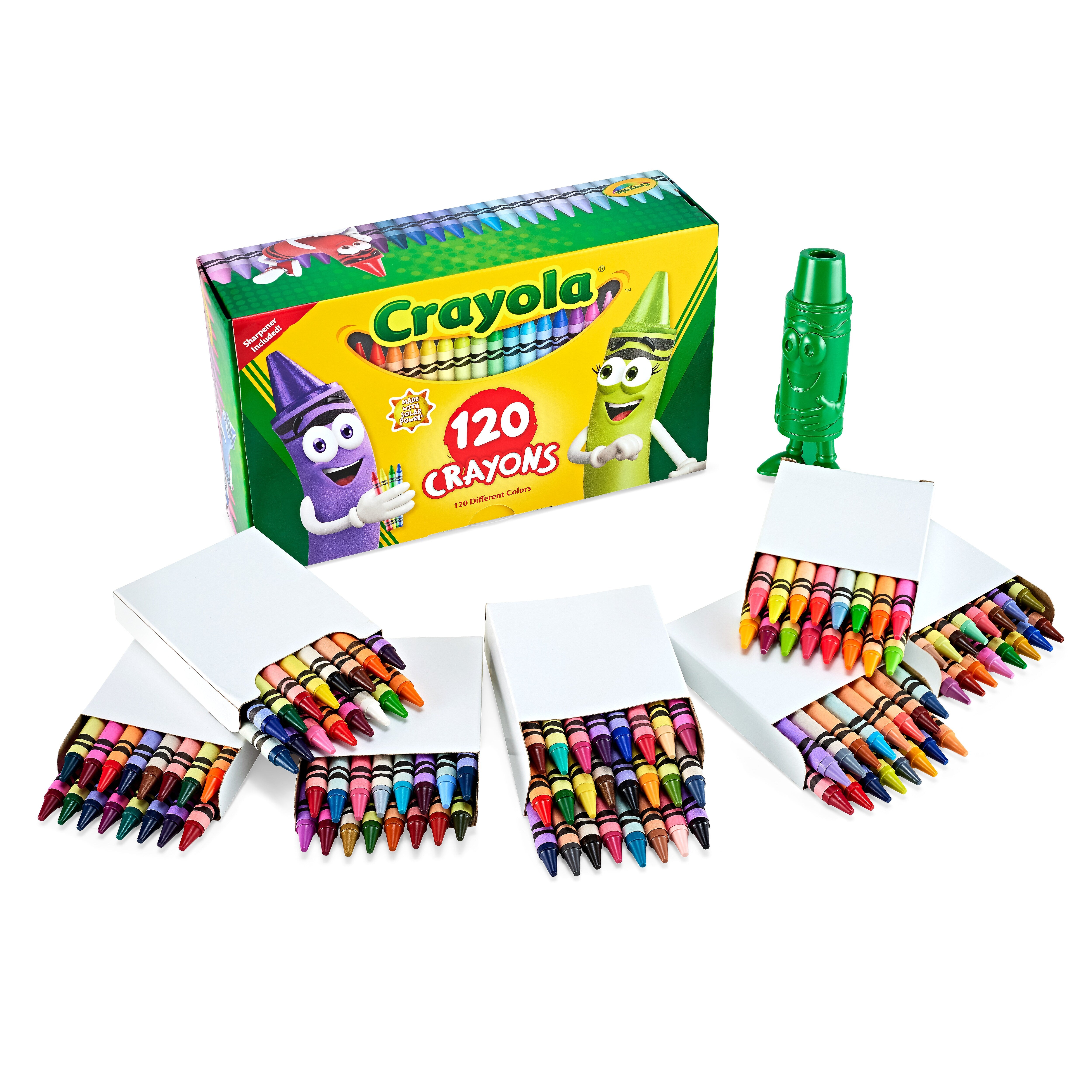 Crayola Original Crayons, Assorted Colors, 120/Box (52-6920)