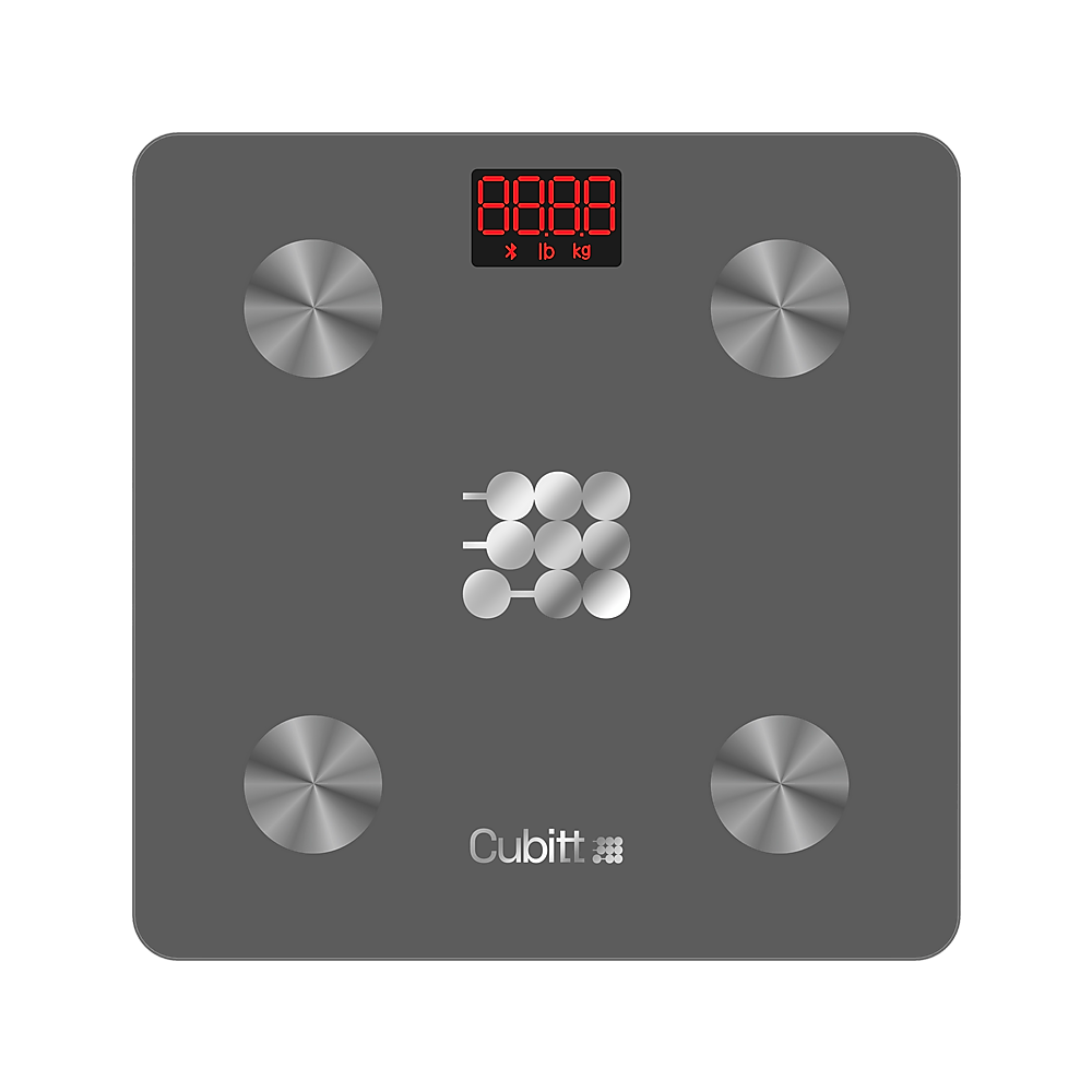 Cubitt Smart Bluetooth BMI Body Composition Bathroom Scale,, Wolf Gray (CT-SCALE8)