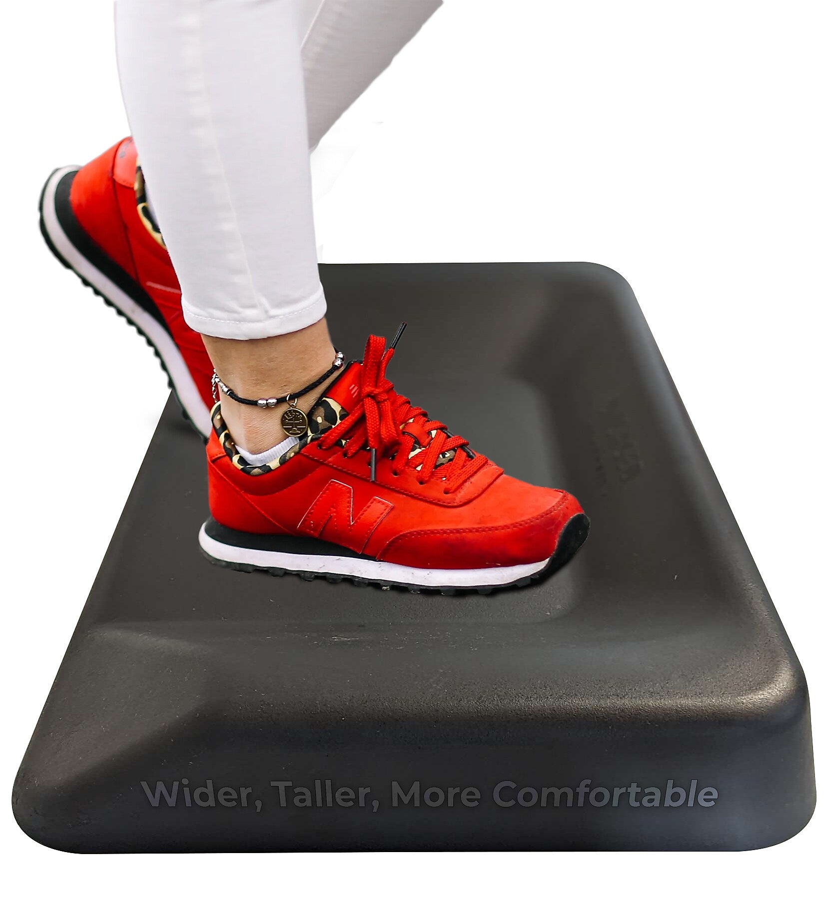 Uncaged Ergonomics Active Standing Anti-Fatigue Floor Mat, 34"L x 20"W, Black (ASM-B)