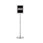 Staples Sign Holder, 8.5" x 11", Metallic (28069)