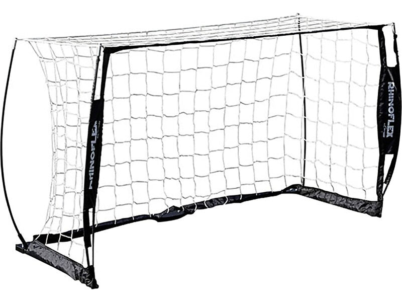 Champion Sports RHINO Flex Soccer Racket Goal, Black/White (RSG35)