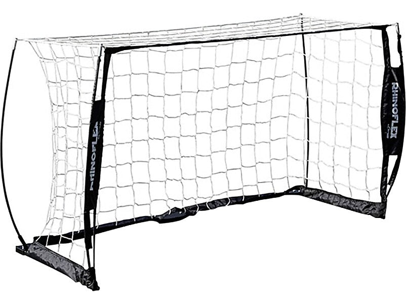 Champion Sports RHINO Flex Soccer Racket Goal, Black/White (RSG35)