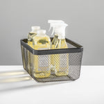 mDesign Steel Organizer, Matte Black (25957)