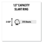 Avery Magnetic Hanging Binder Rings, 3 Rings, 1.5" Capacity, 11 x 8.5