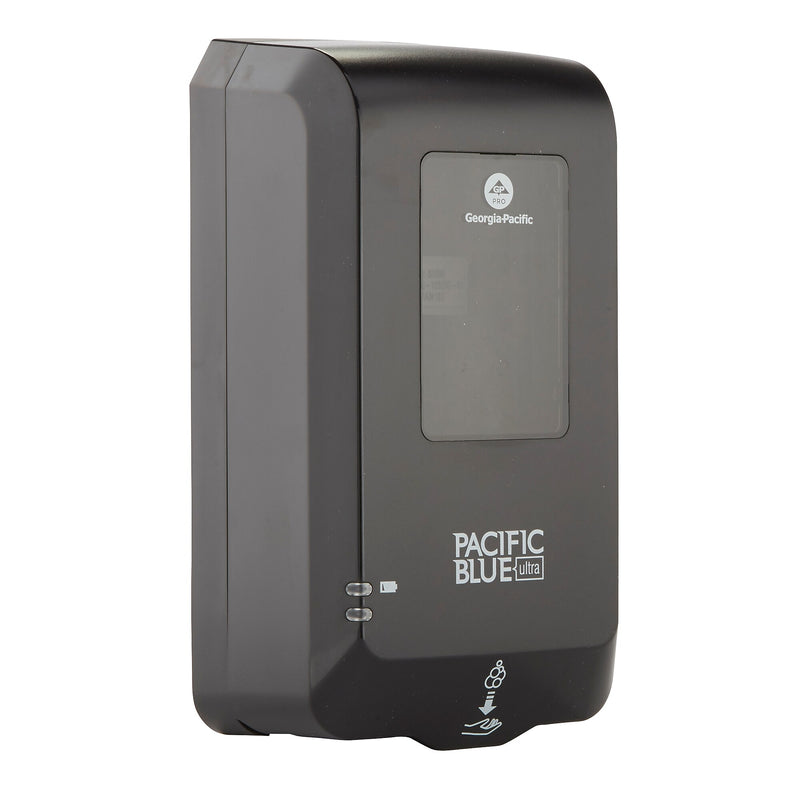 Pacific Blue Ultra Automatic Wall Mounted Hand Soap/Sanitizer Dispenser, Black (53590)