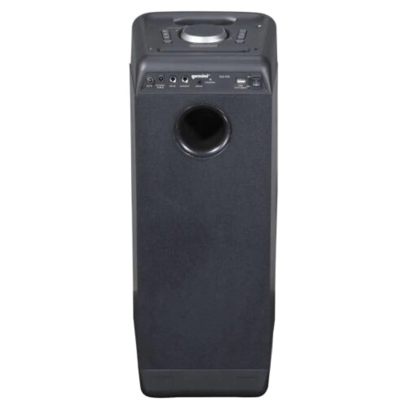 Gemini Portable High-Power 800W Bluetooth LED Party Speaker, Black (GLS-550)