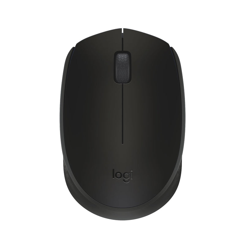 Logitech M170 Wireless Ambidextrous Optical Mouse, Black (910-004940)