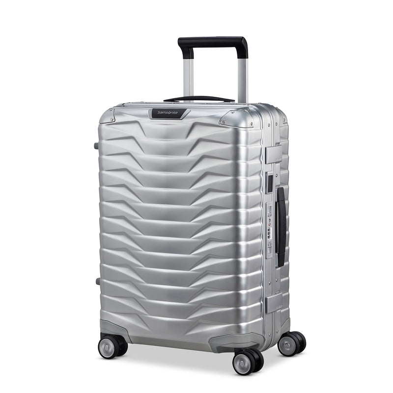 Samsonite Proxis 21.89" Hardside Carry-On Suitcase Spinner, Aluminum (150050-1004)