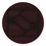 Alera® Round Wood Folding Table, 59 dia x 29.13h, Mahogany (ALEFT7260DMY)