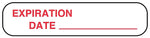 EXP. DATE, Medication Instruction Label, 1-5/8" x 3/8"