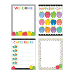 Creative Teaching Press Apple Time Classroom Essentials, 17" x 22", 4/Set (CTP11041)