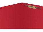 Medical Arts Press Reinforced End Tab File Folder, Straight Cut, Letter-Size, Red, 50/Box (S-01501-RED)