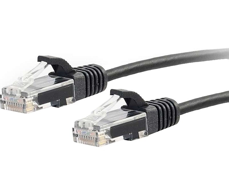 C2G Cables to Go 7' CAT-6 UTP Ethernet Patch Cable, 28 AWG, Black (01106)