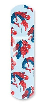 SmileMakers Stat Strip Ultimate Spider-Man 3/4" x 3" Adhesive Bandages, 100 Bandages/Box, 12 Boxes/Case (BAN146C)