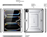 SUPCASE Unicorn Beetle Pro Plastic 13" Fullbody Case for iPad Pro 13" 7th Generation, White (SUPIP2413UBPSPW)